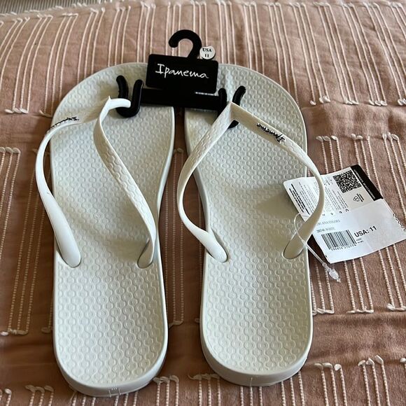 NWT IPANEMA Ana white flip flop 11 - Picture 2 of 7